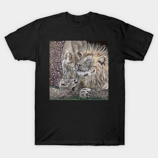 LIon family T-Shirt by SamsArtworks